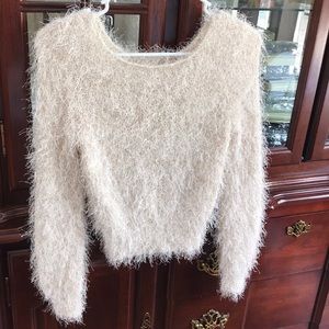 H&M fuzzy sweater
